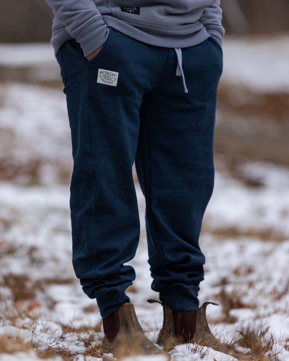 Woodland Waffle Joggers - Midnight