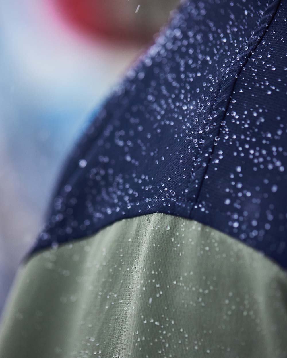 Gale Force Anorak Jacket - Stone Blue/Pine