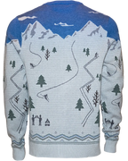Peak Party Shredder Sweater - Navy/Gray