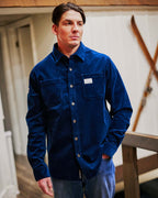 Cat Tracks Corduroy Shirt - Midnight