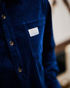 Cat Tracks Corduroy Shirt - Midnight