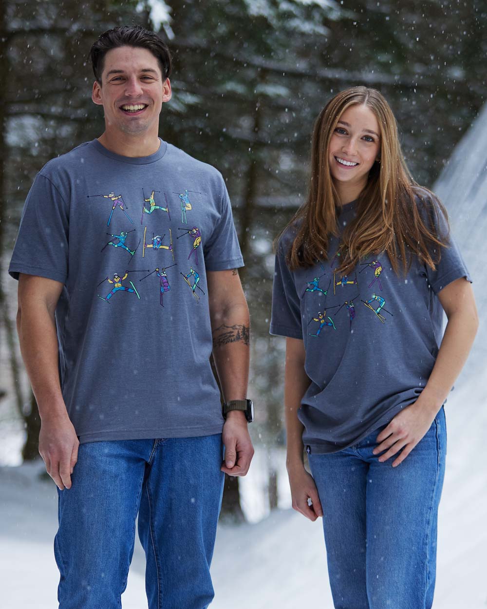 Go Big or Go Home Tee - Granite