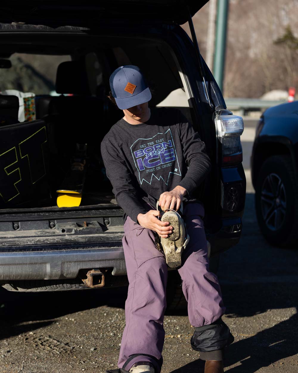 Dust On Crust Long Sleeve - Vintage Black