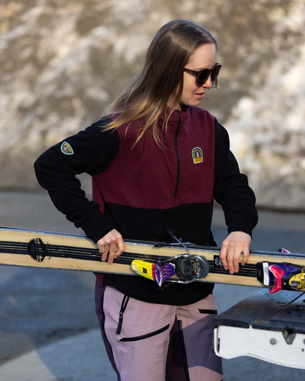 Women's Waterford Quarter Zip - Burgundy