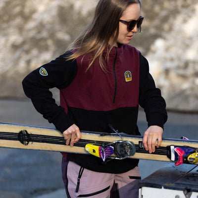 Women's Waterford Quarter Zip - Burgundy