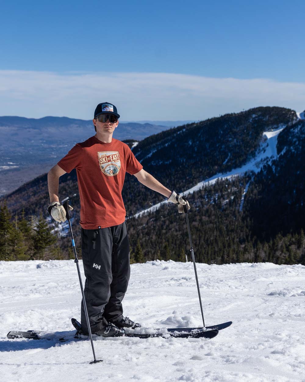 Wild Peaks Tee - Brick