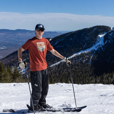 Wild Peaks Tee - Brick