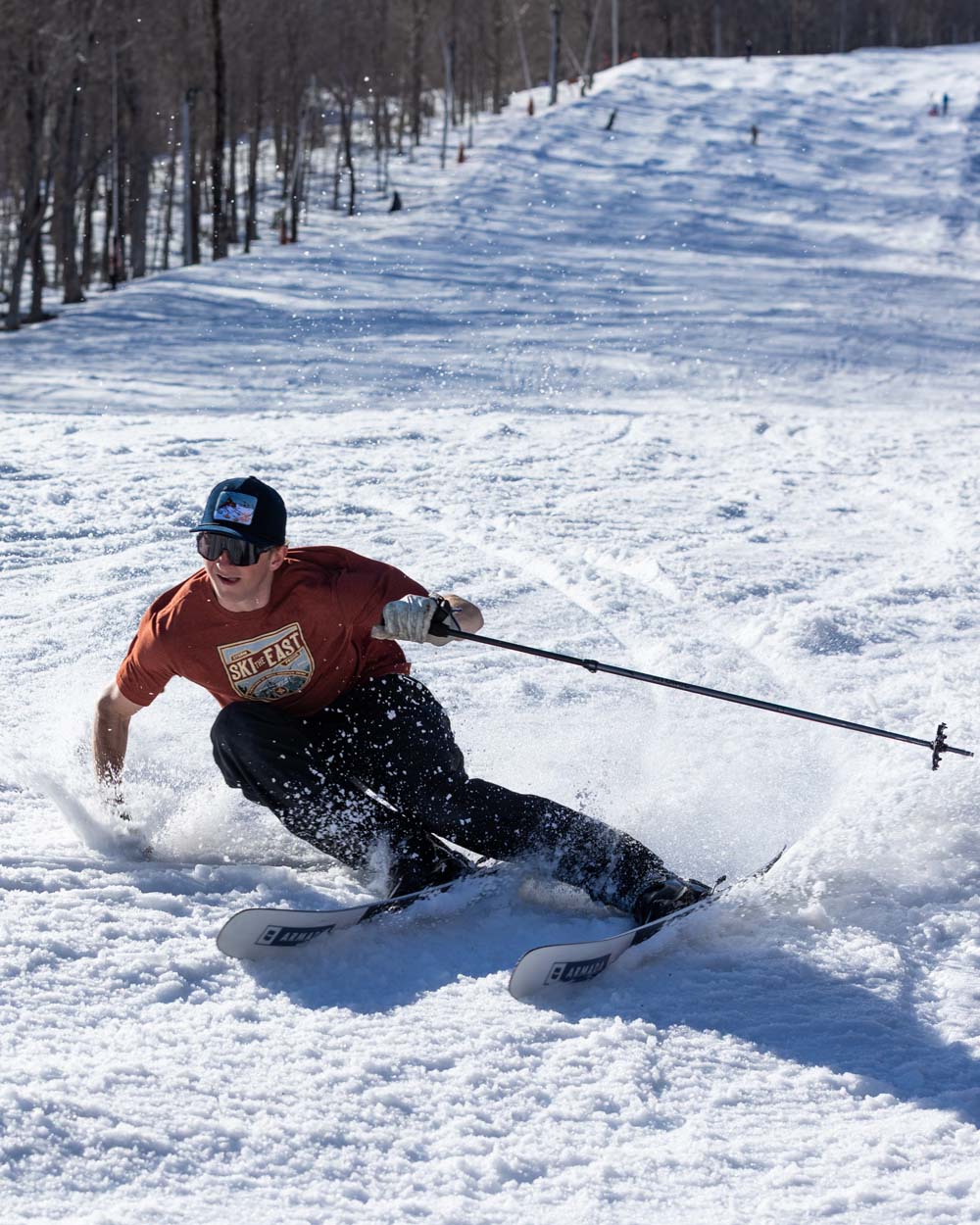 Wild Peaks Tee - Brick