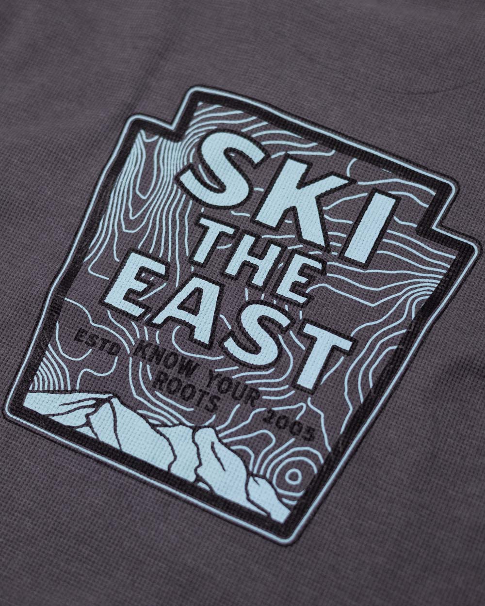 Rugged Roots Waffle Crew - Granite