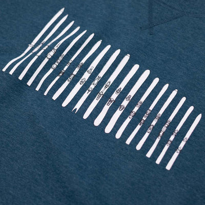 Ski Quiver Crew Sweatshirt - Stone Blue