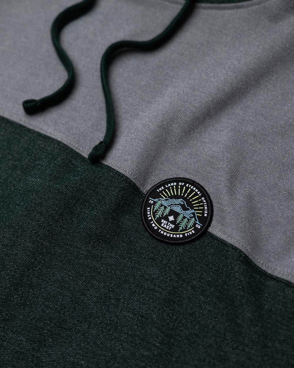 Eternal Lightweight Hoodie - Granite/Dark Forest