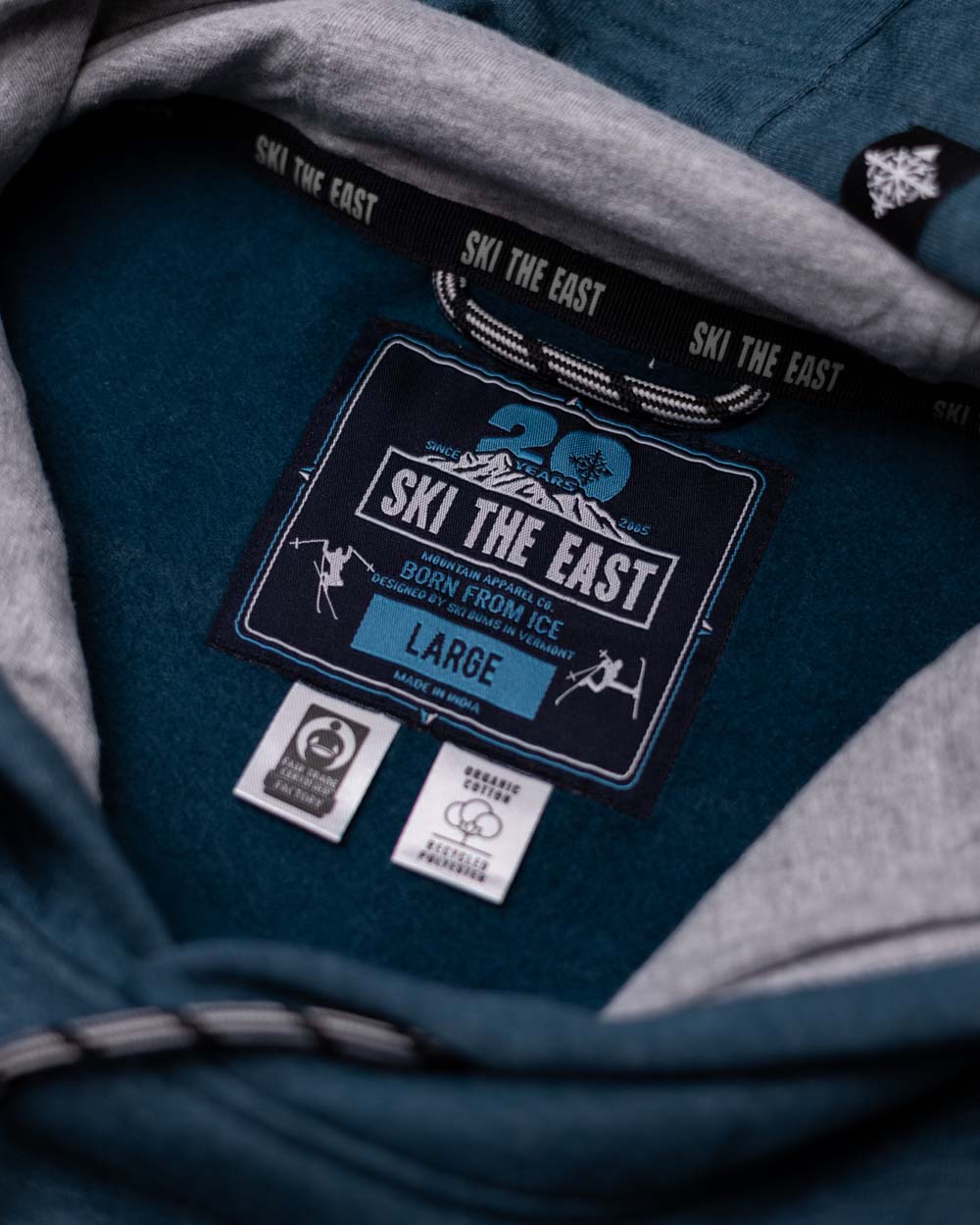 Lodge Hoodie - Stone Blue