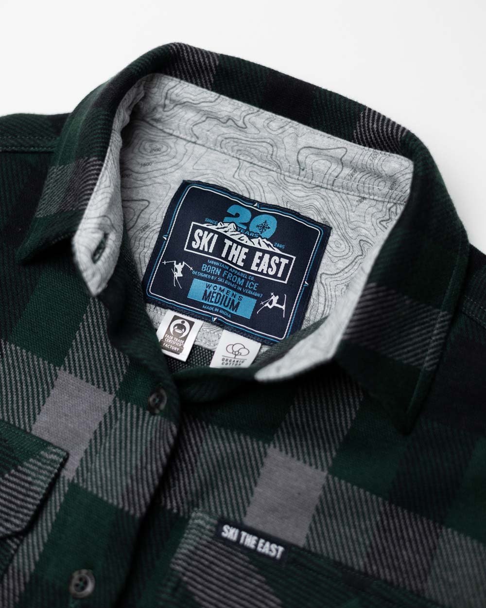 Women's Snowdrift Knit Flannel - Backwoods Pine