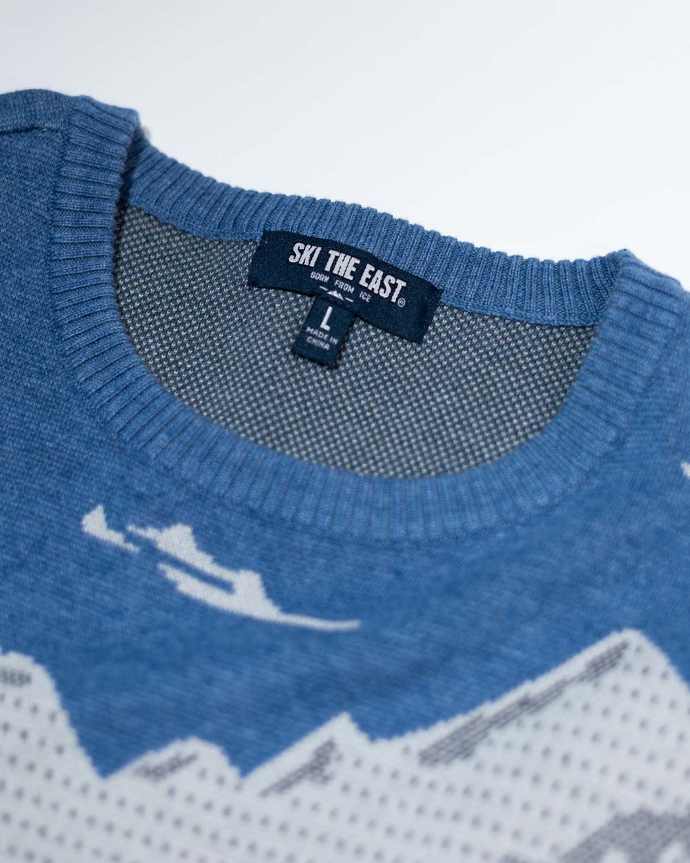 Peak Party Shredder Sweater - Navy/Gray