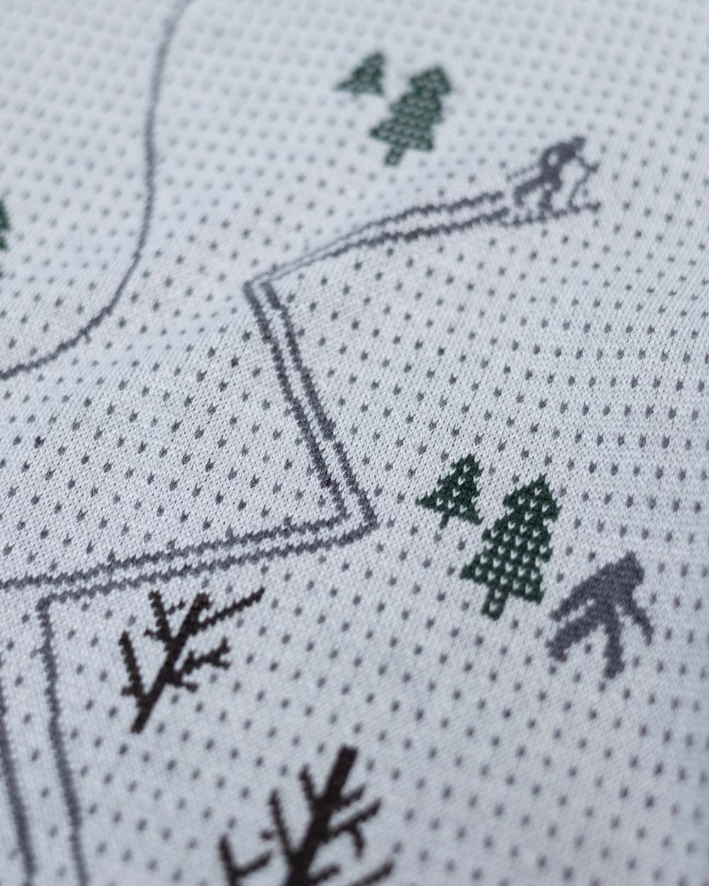 Peak Party Shredder Sweater - Navy/Gray