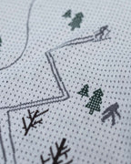 Peak Party Shredder Sweater - Navy/Gray