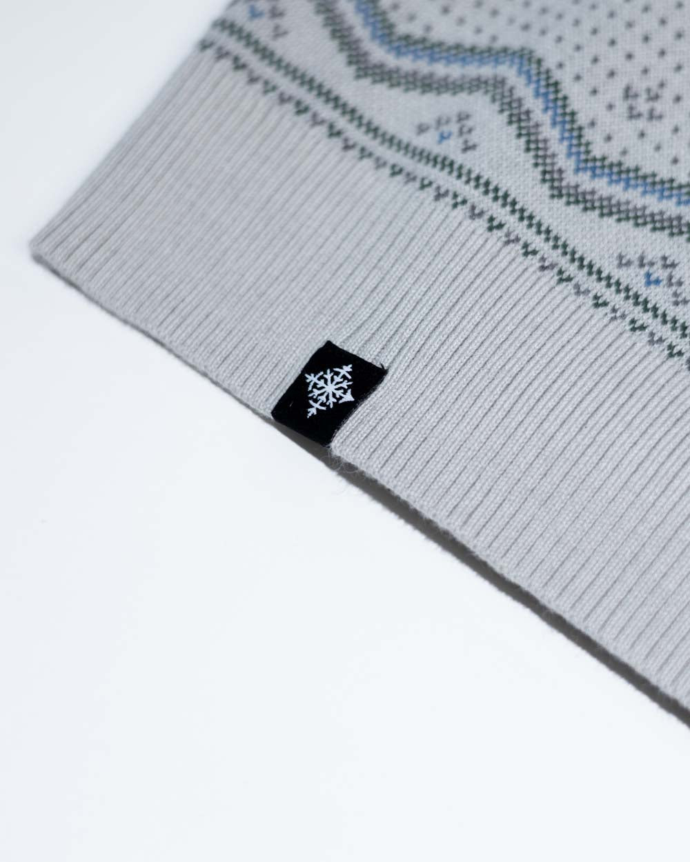 Peak Party Shredder Sweater - Navy/Gray