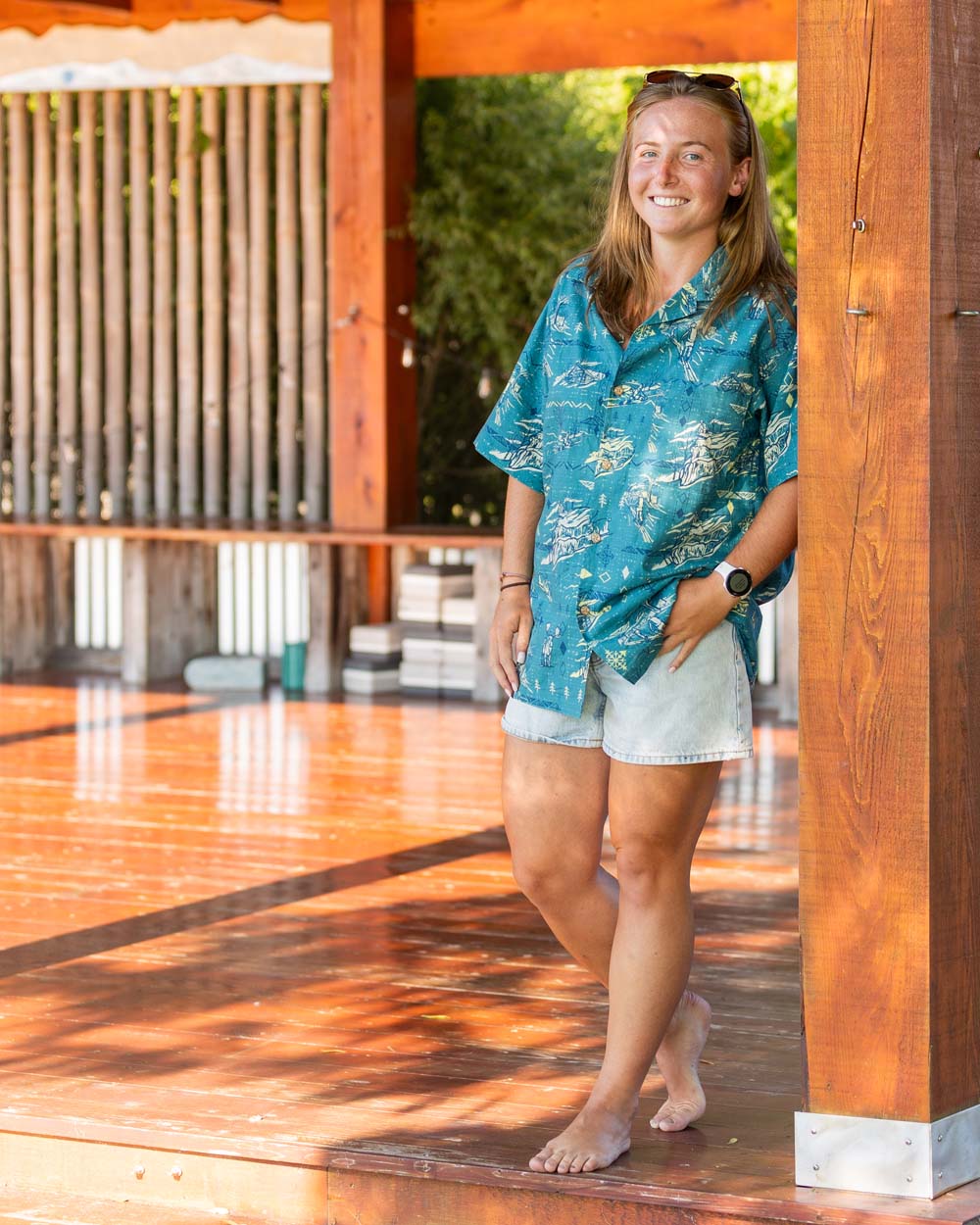 Backcountry Beach Aloha Shirt - Tubular Teal