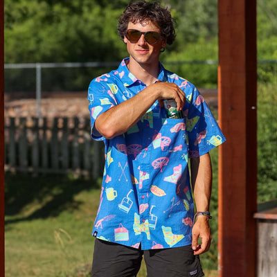 Mind Melter Party Shirt - Bodacious Blue