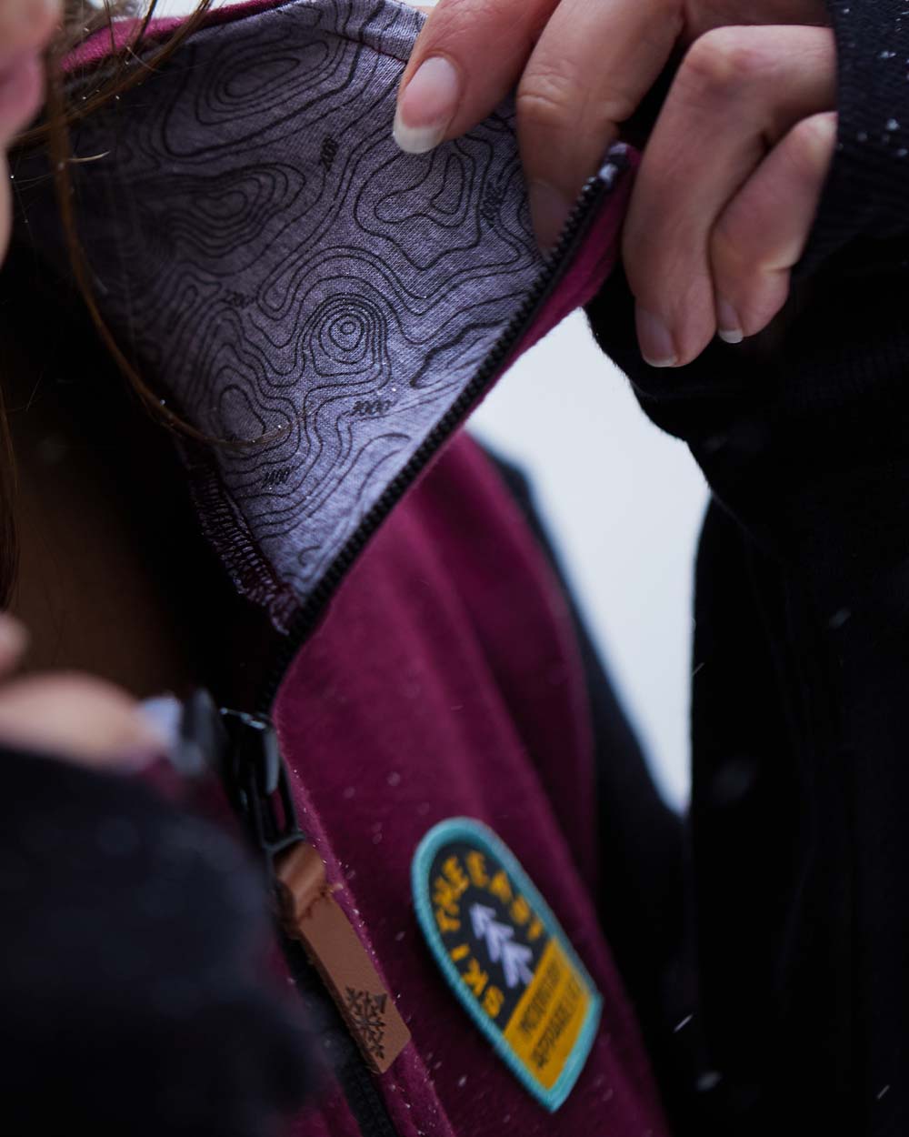 Women's Waterford Quarter Zip - Burgundy