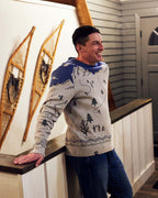 Peak Party Shredder Sweater - Navy/Gray