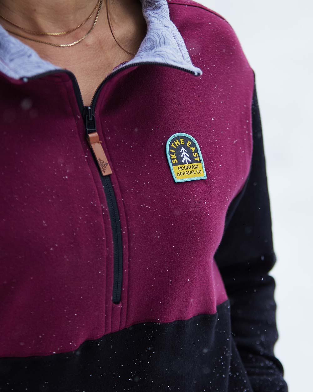 Women's Waterford Quarter Zip - Burgundy