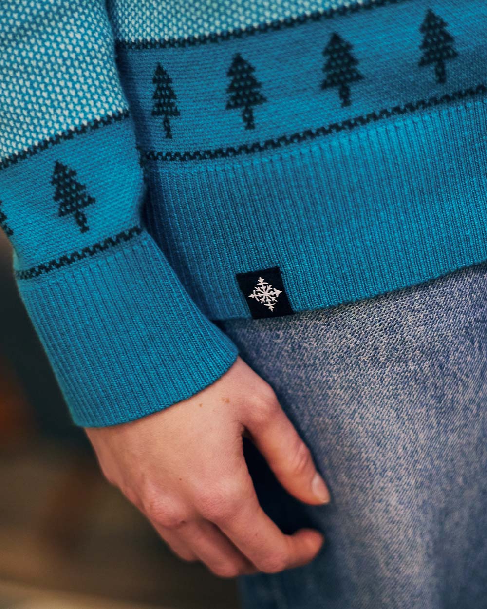 Women's Altitude Shredder Sweater - Mountain Ice