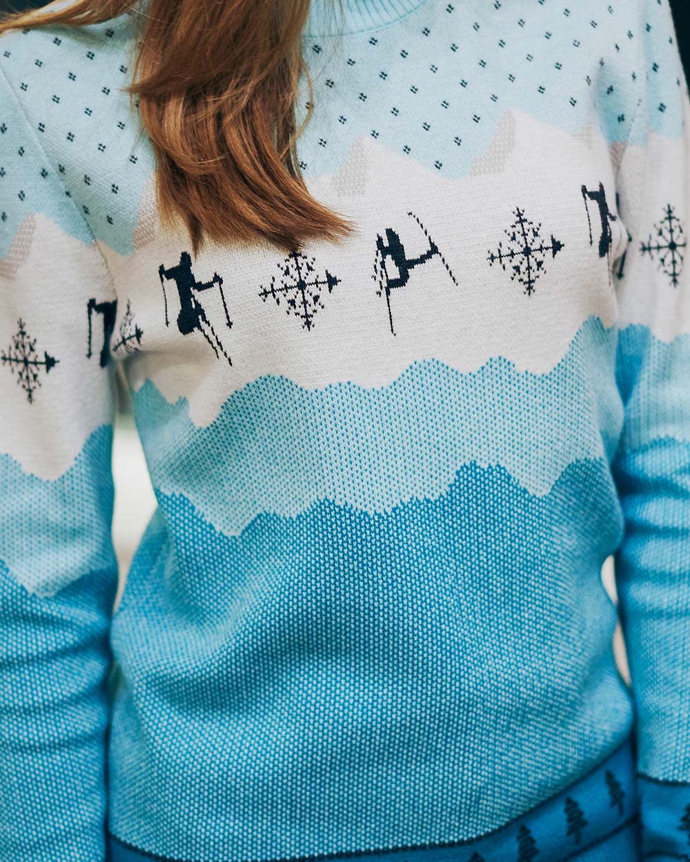 Women's Altitude Shredder Sweater - Mountain Ice