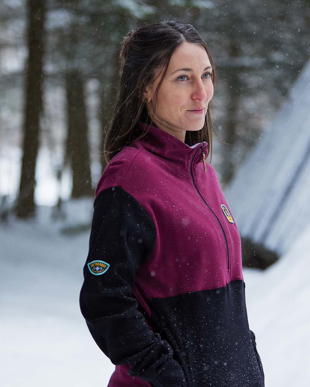 Women's Waterford Quarter Zip - Burgundy