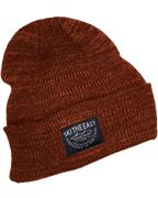 Double Down Beanie - Burnt Orange