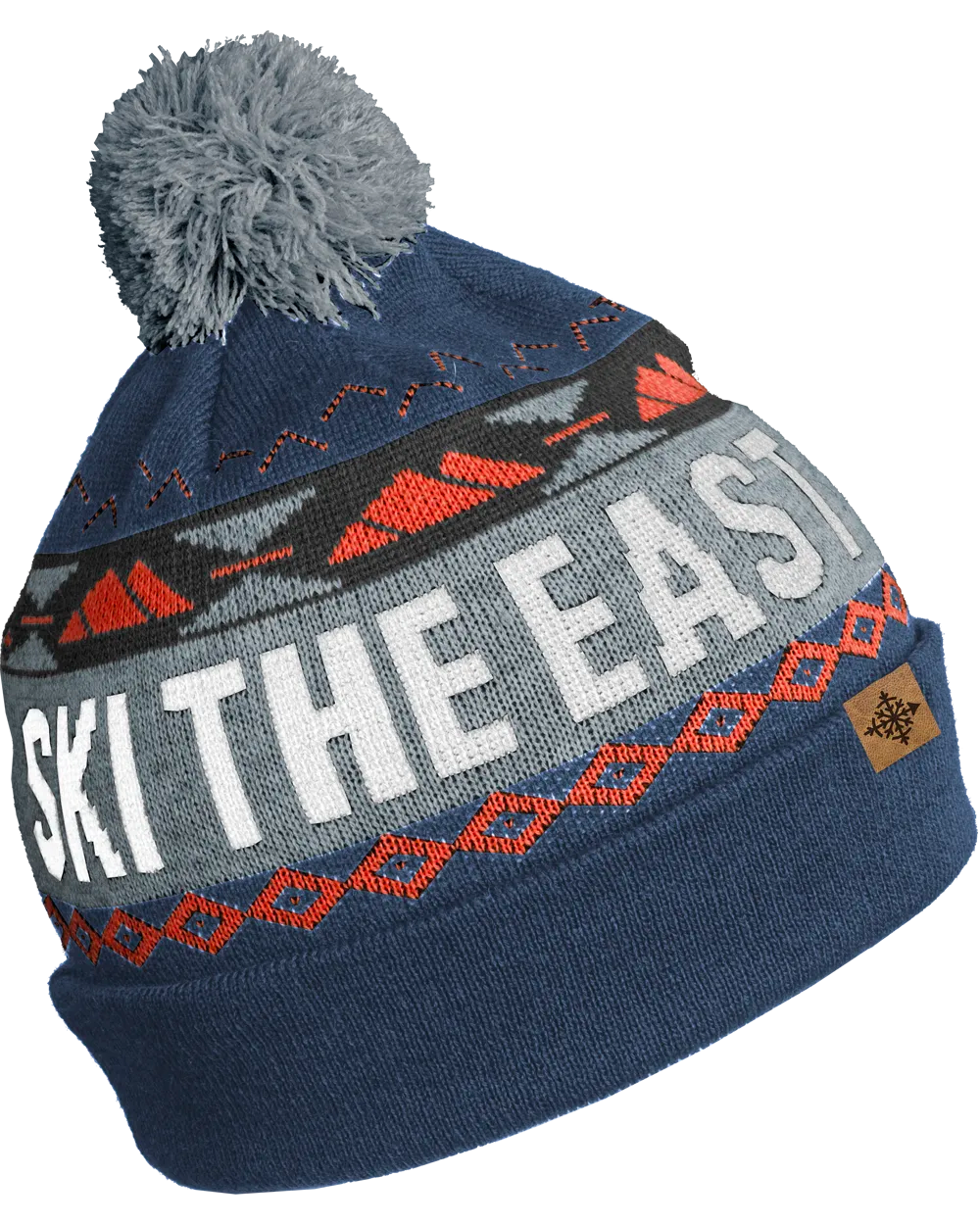 Powder Day Pom Beanie - Magma Mountain