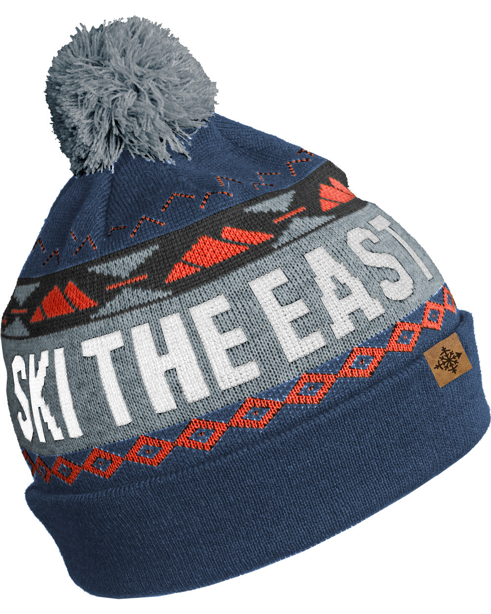 Powder Day Pom Beanie - Magma Mountain