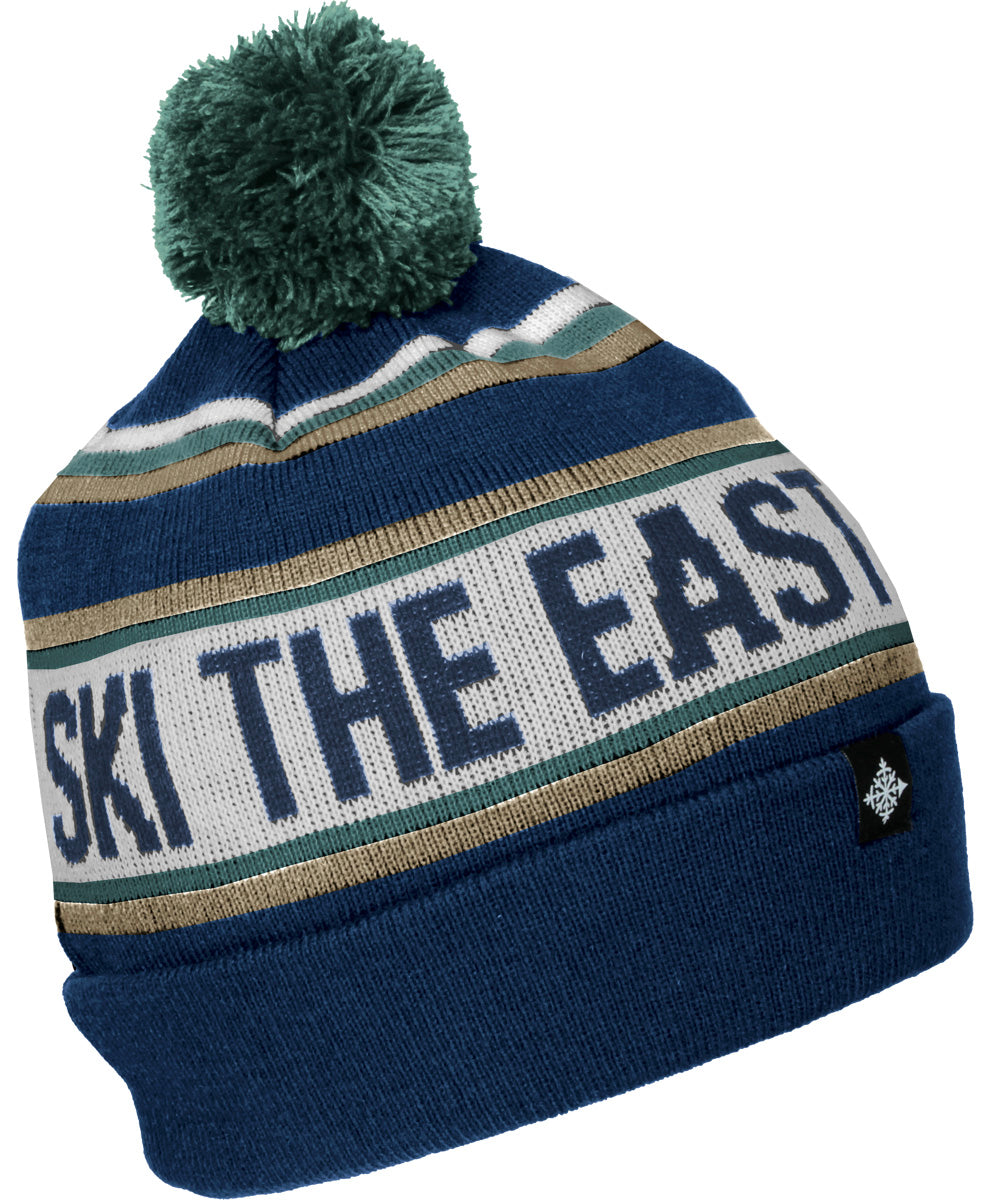 Tailgater Pom Beanie - Night Shadow – Ski The East