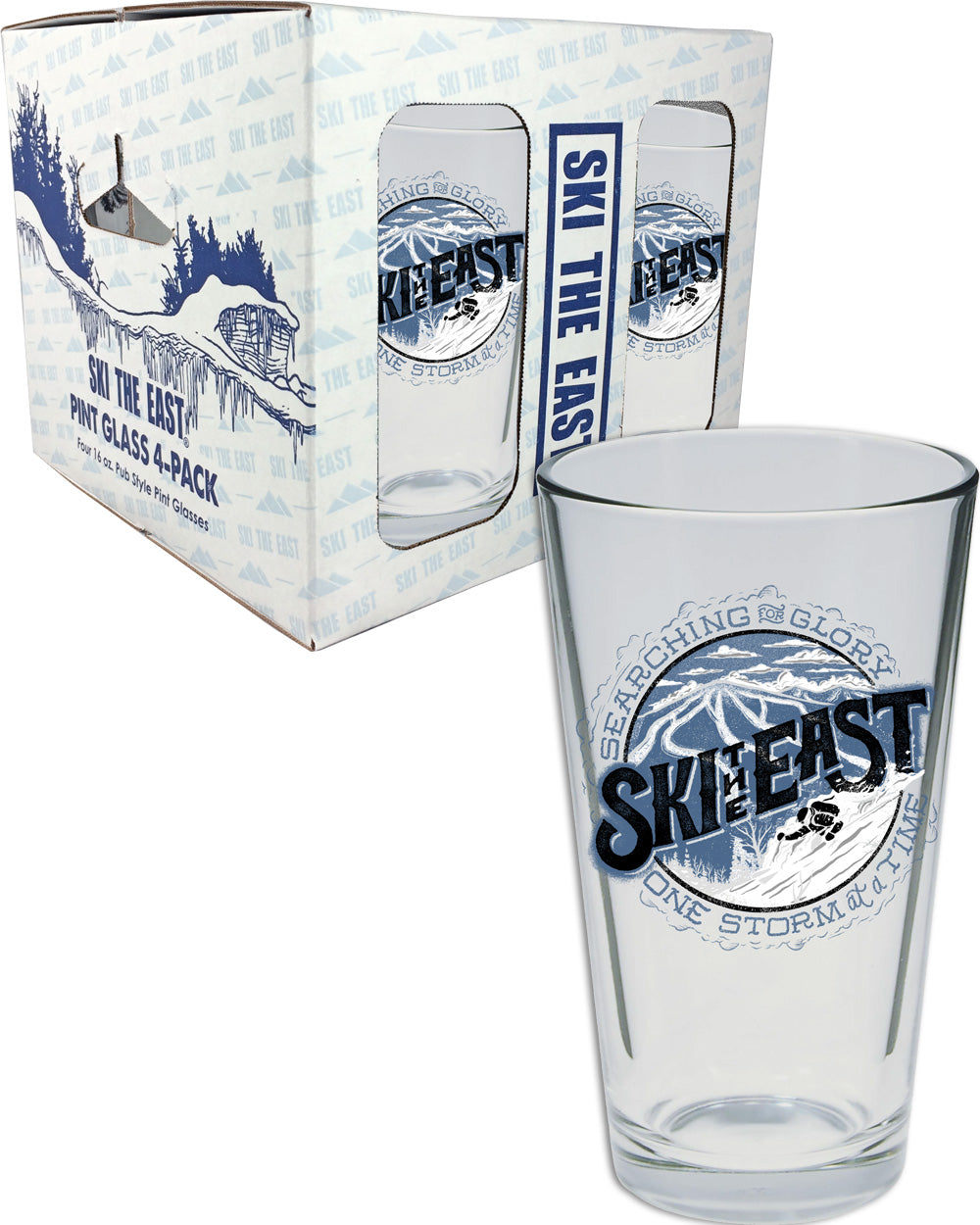 Sidecountry Pint Glass 4-Pack