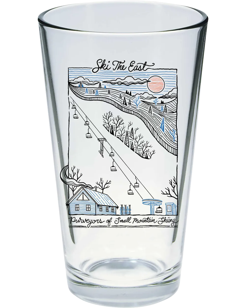 Slopeside Pint Glass