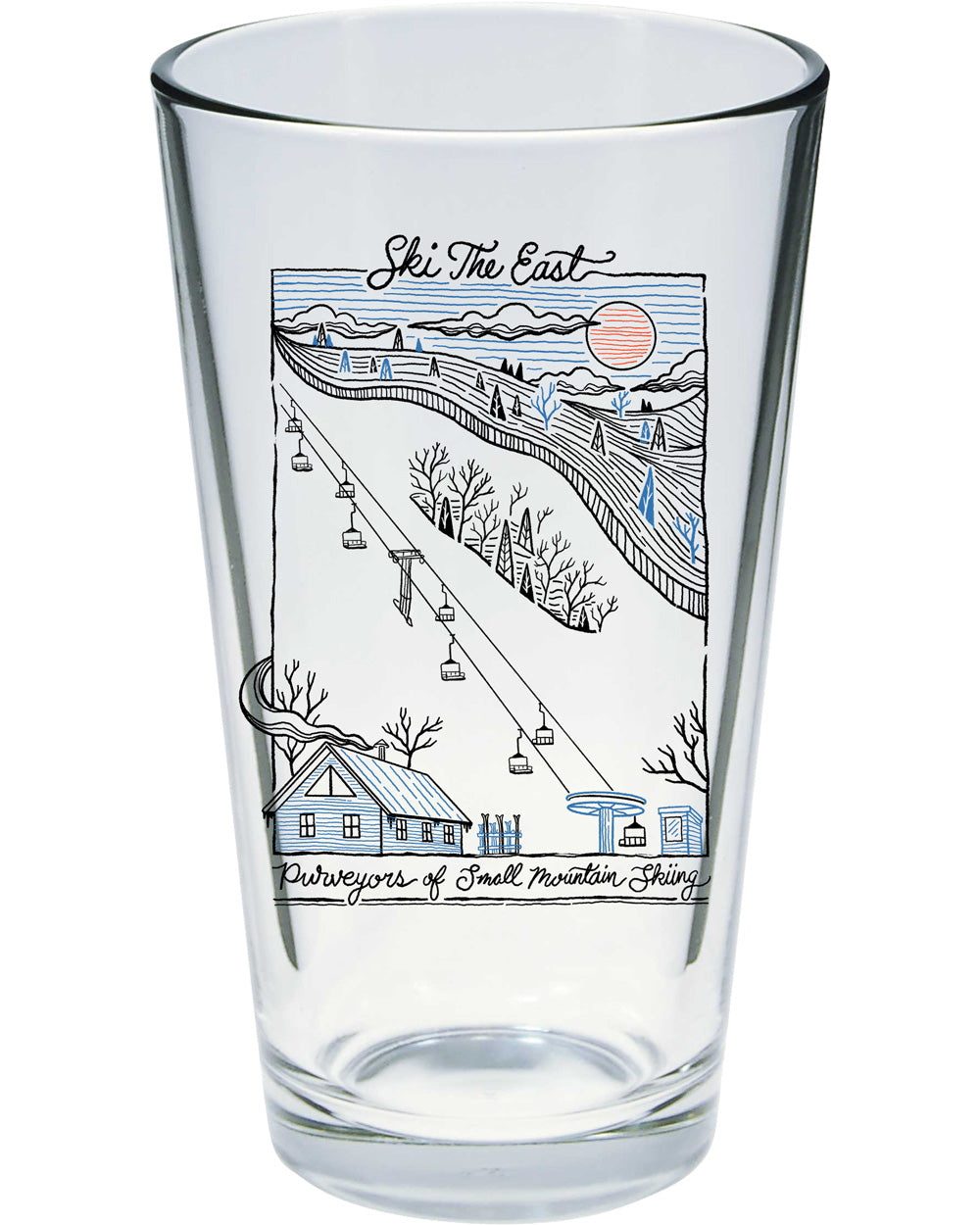Slopeside Pint Glass 4-Pack