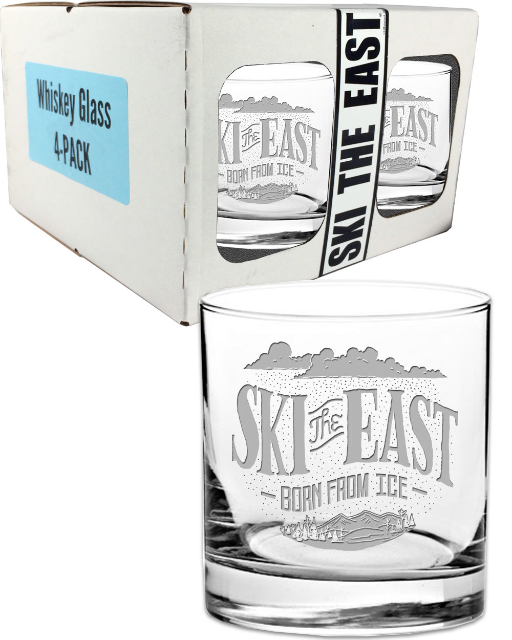 Cirrus Whiskey Glass 4-Pack