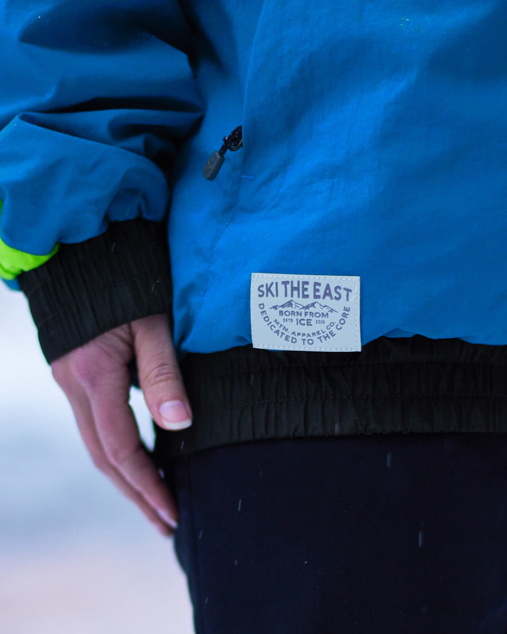 Neon Nights Zip Windbreaker - Tubular Teal – Ski The East