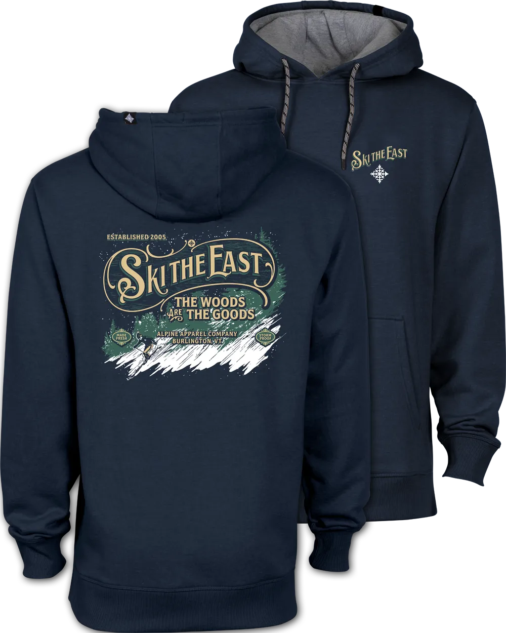 The Stash Hoodie - Midnight