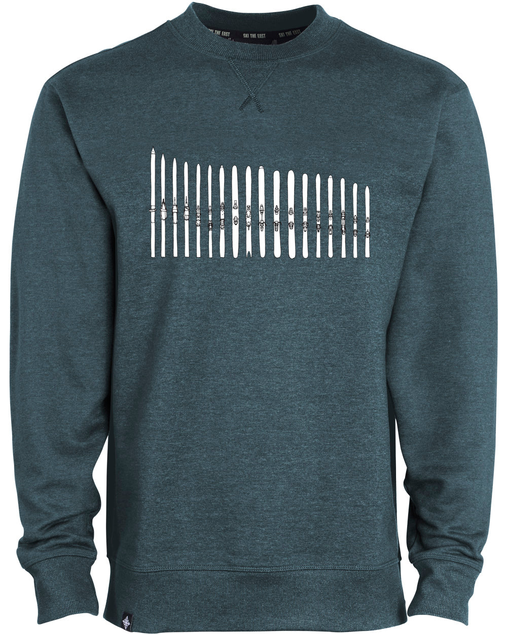 Ski Quiver Crew Sweatshirt - Stone Blue