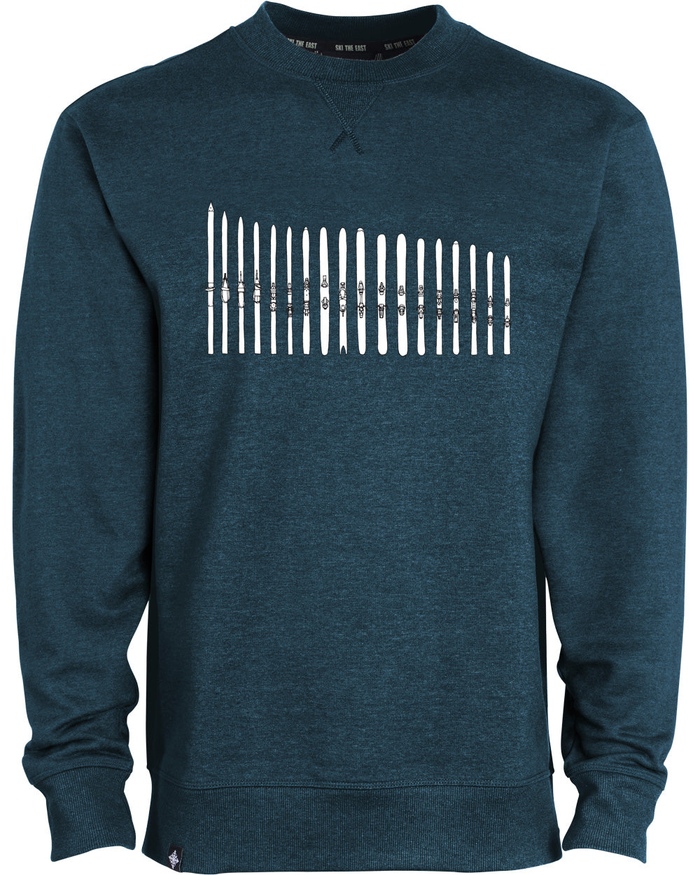 Ski Quiver Crew Sweatshirt - Stone Blue