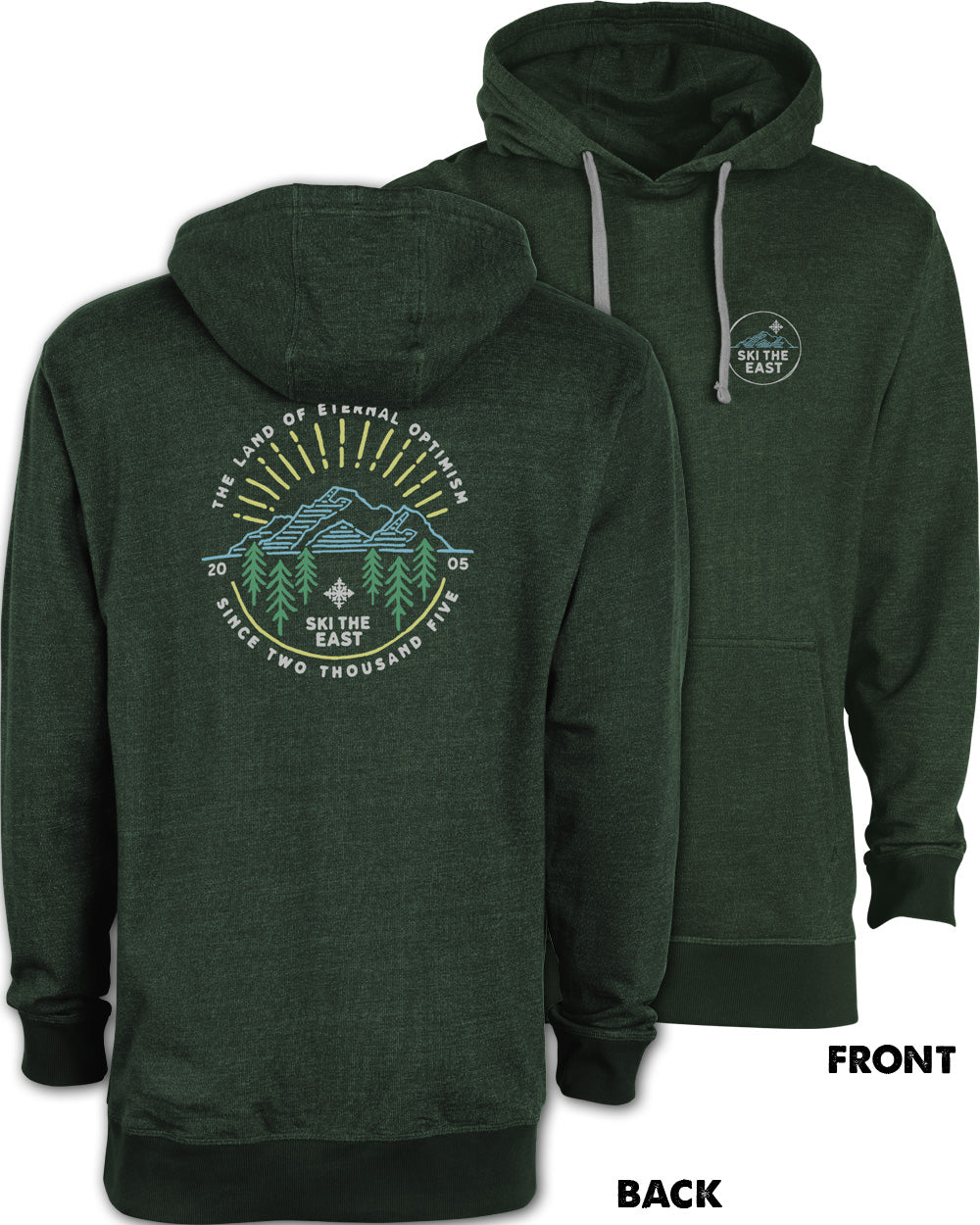 Eternal Lightweight Hoodie - Dark Forest