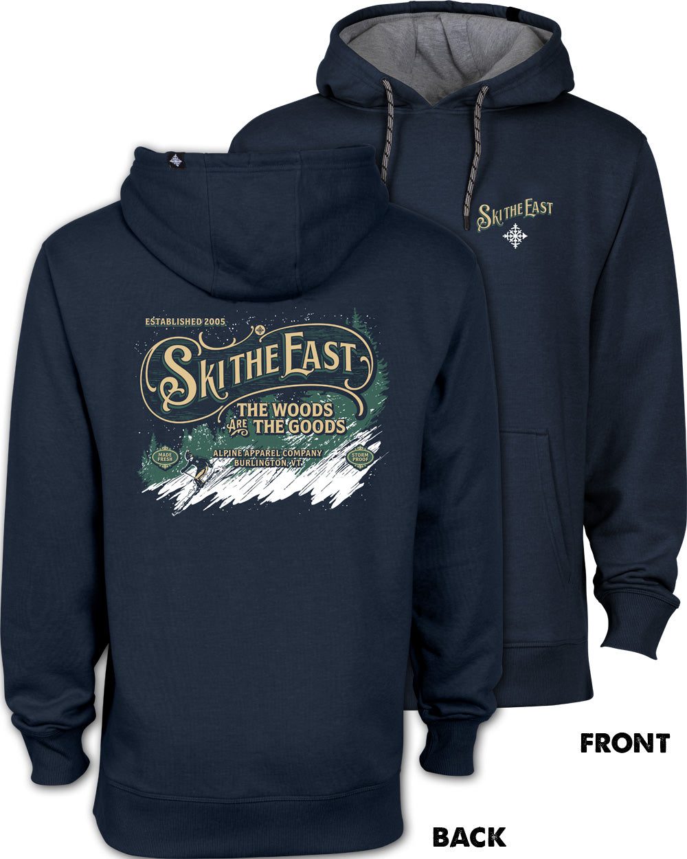 The Stash Hoodie - Midnight