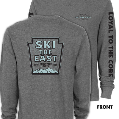 Rugged Roots Waffle Crew - Granite