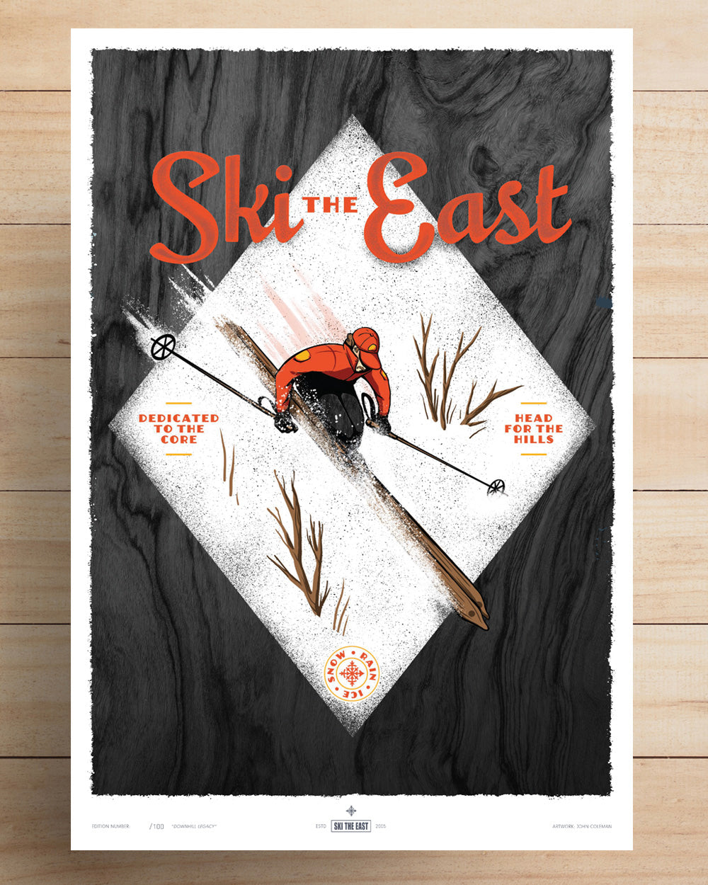 Limited Edition Print - Downhill Legacy