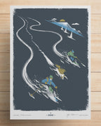 Limited Edition Print - Earned Your Turns