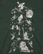 Critter Peak Tee - Dark Forest
