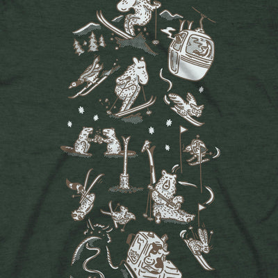 Critter Peak Tee - Dark Forest