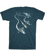 Earn Your Turns Tee - Stone Blue