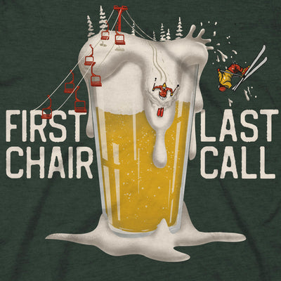 First Chair Last Call Tee - Dark Forest
